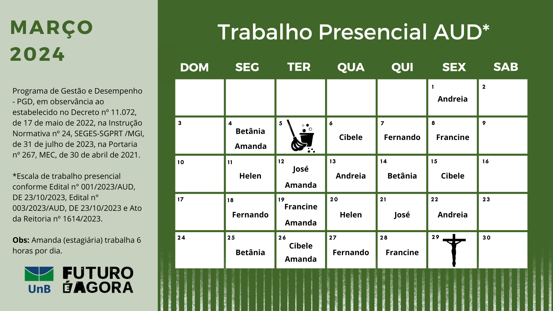 Escala de Março 2024